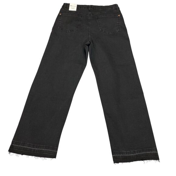 INC Core Denim Straight Women's High Rise Mom Jeans Black 12/31 MSRP: $69 - Picture 6 of 16